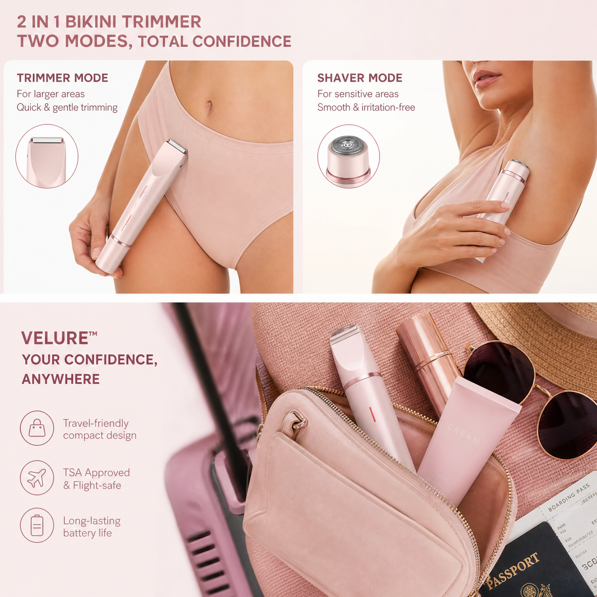 Velure™ Rasuradora Femenina profesional