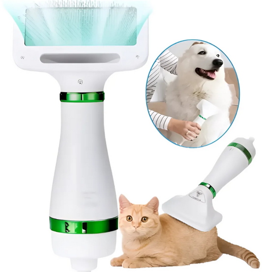 Pelux™  Cepillo Secador 2 en 1 para Mascotas