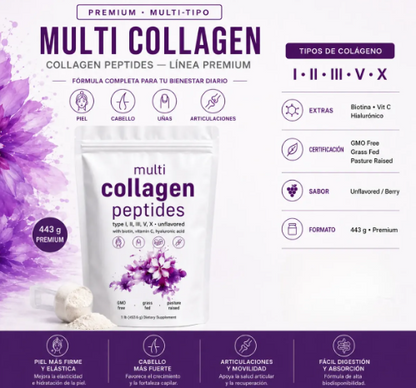 Vitálida™ Multi Collagen Peptides — Belleza y Fuerza desde Adentro