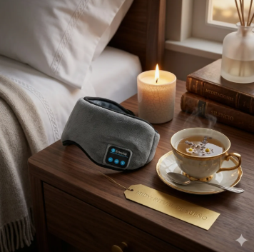 Somnix™  Antifaz Inteligente con Bluetooth para Dormir