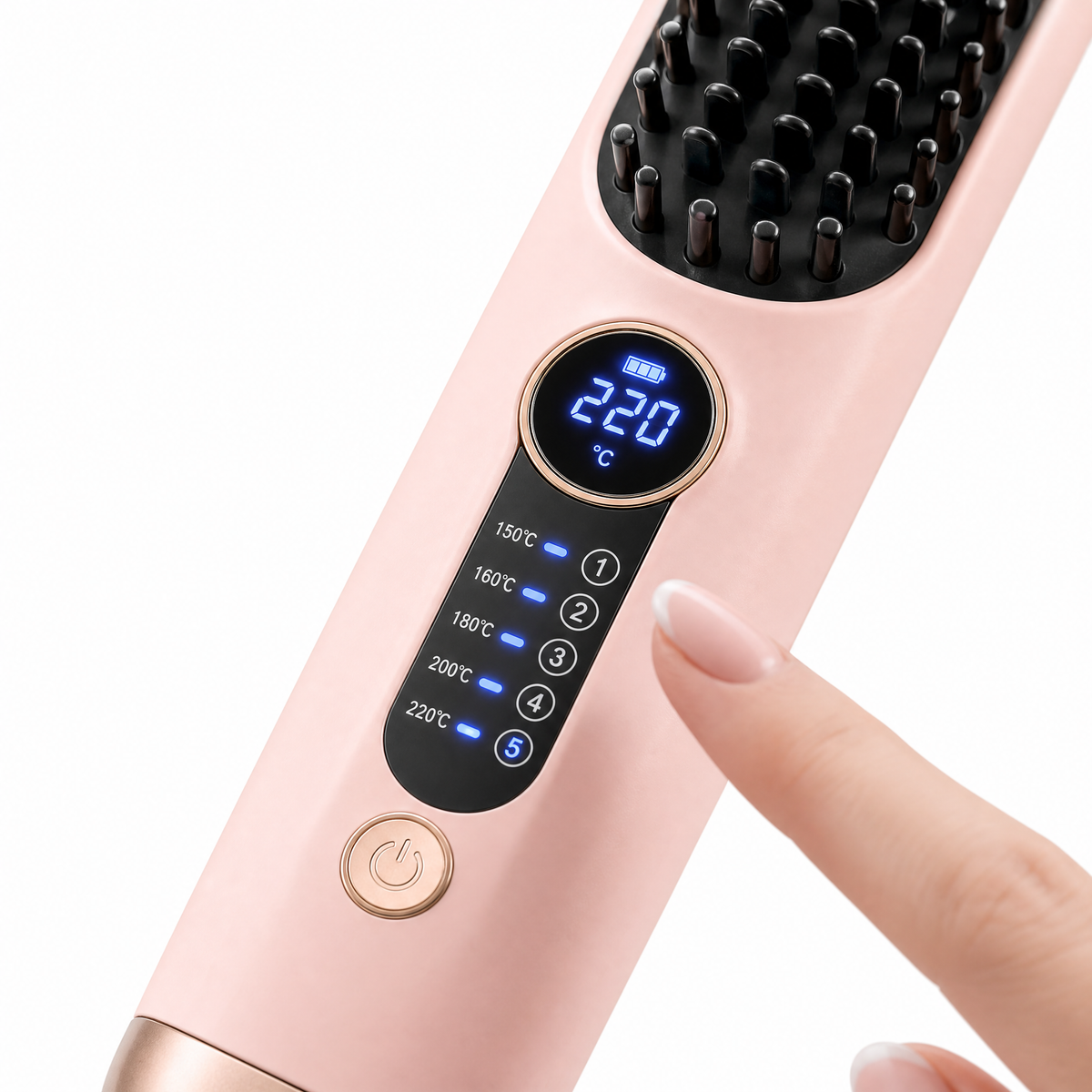 Lissi™  Cepillo Alisador Inalámbrico con Tecnología Iónica