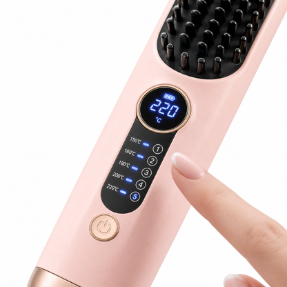 Lissi™  Cepillo Alisador Inalámbrico con Tecnología Iónica